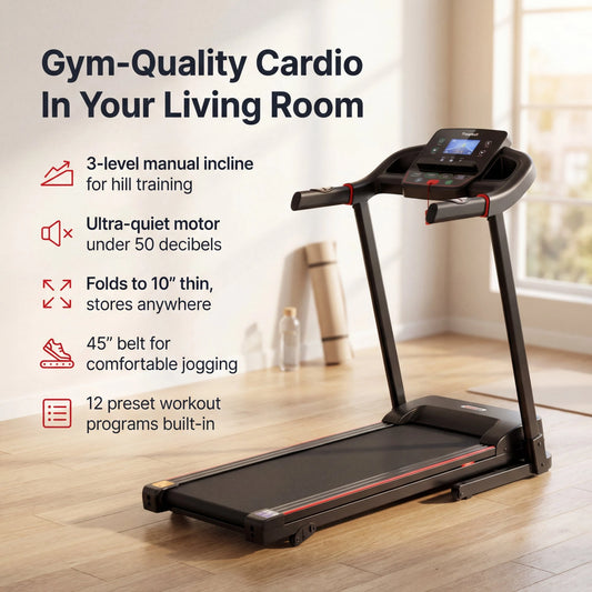 Lumen FOLDABLE TREADMILL & ADJUSTABLE INCLINE